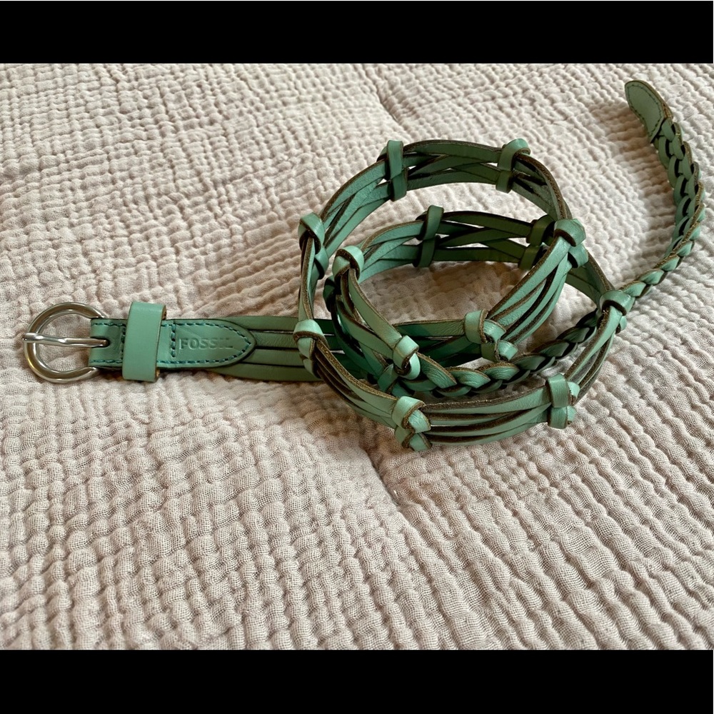 Fossil Braided Belt